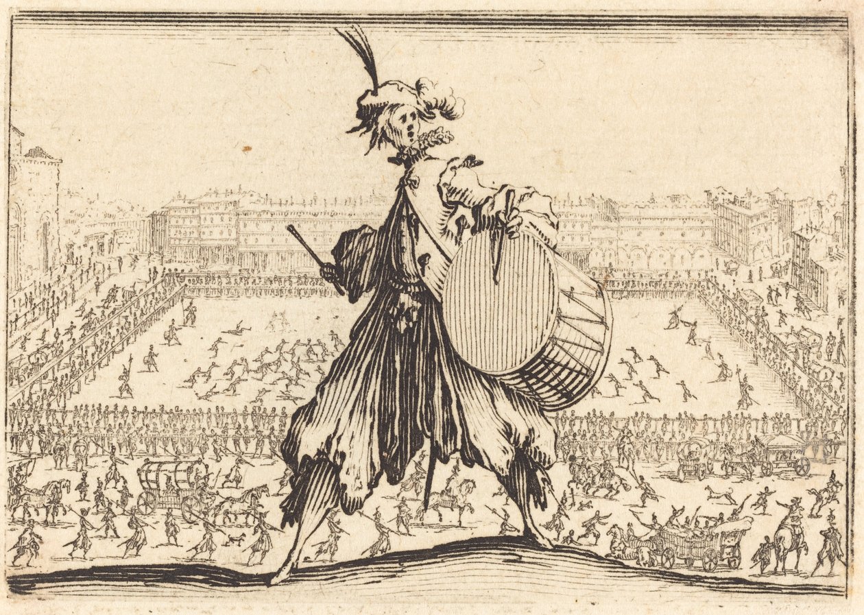 Piazza Santa Croce, Florence - Jacques Callot