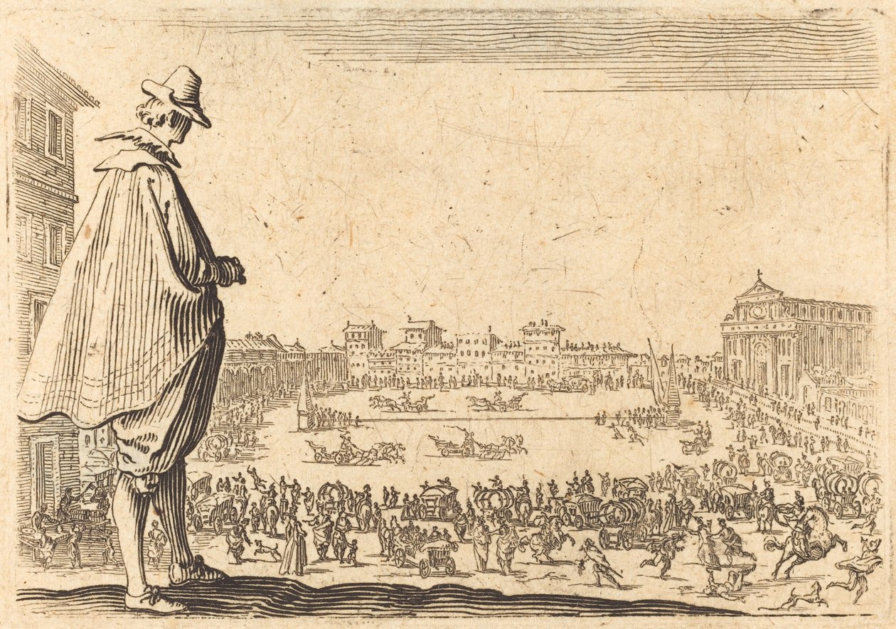Piazza Santa Maria Novella, Florence, vers 1622 - Jacques Callot
