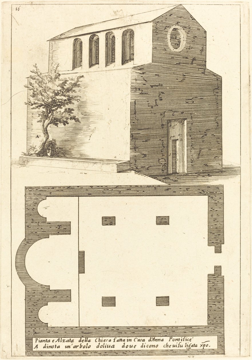 Plan et élévation de l