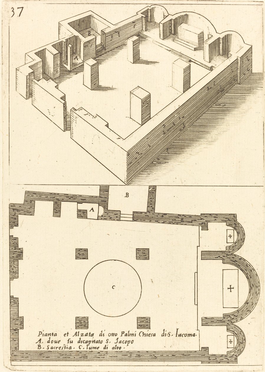 Plan et élévation de l