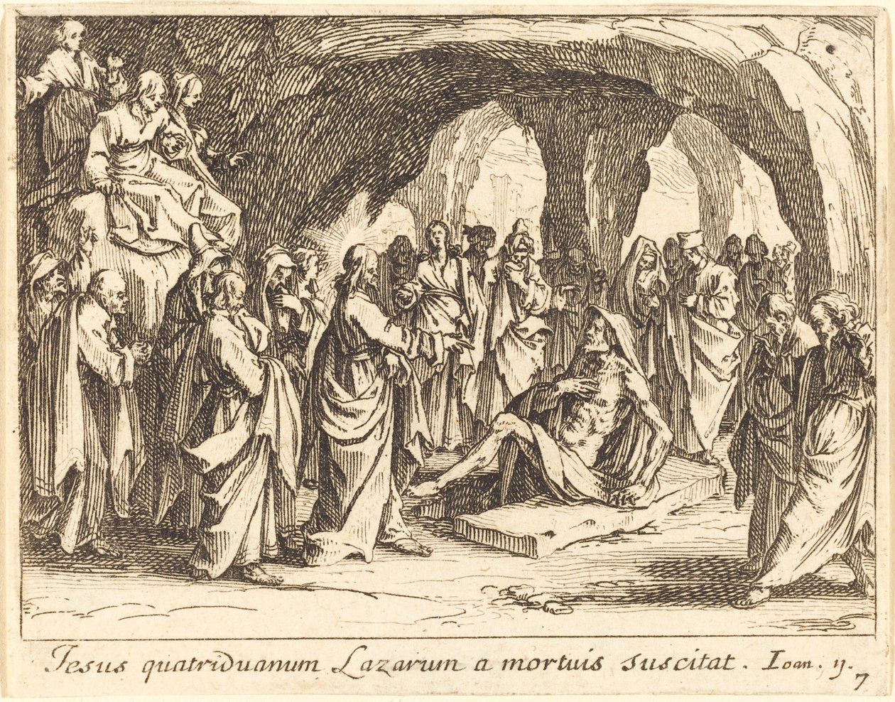 La Résurrection de Lazare - Jacques Callot