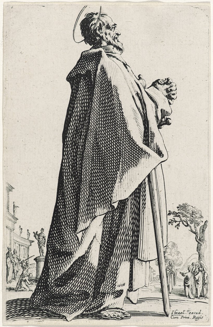 Saint Matthieu de Les Grands Apôtres, 1631 - Jacques Callot