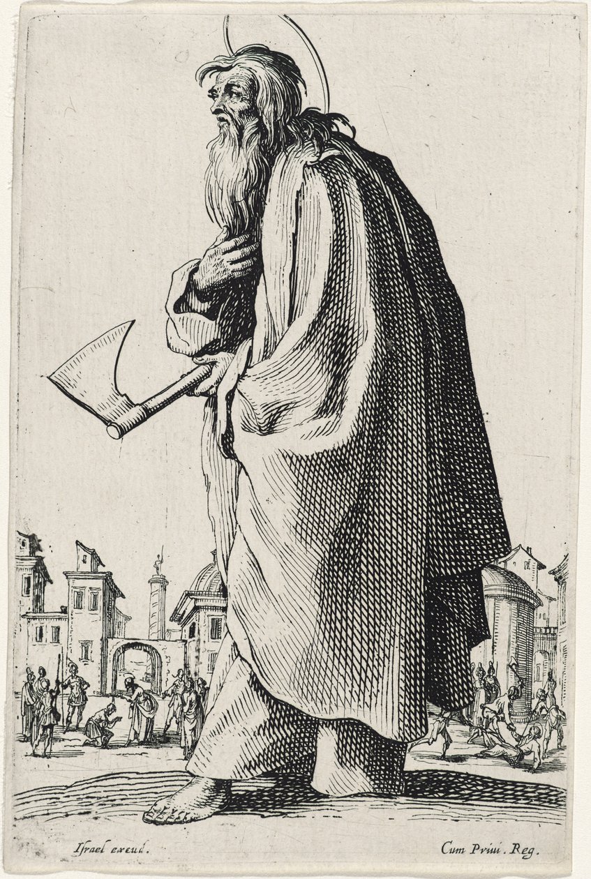 Saint Thaddée ou Saint Judas de Les Grands Apôtres, 1631 - Jacques Callot