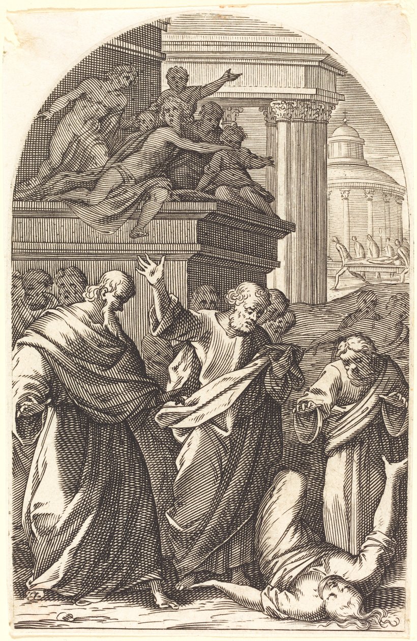 Saphira punie de mort - Jacques Callot