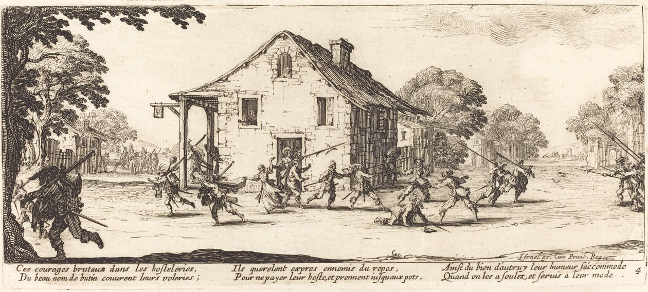 Scène de pillage - Jacques Callot