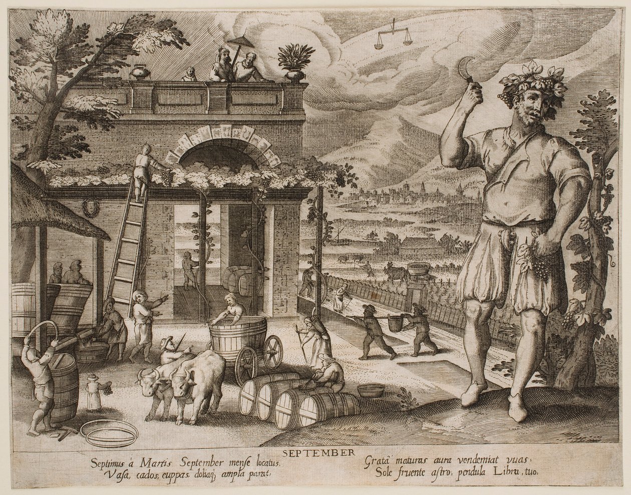 Septembre, de la série « Les Mois » - Jacques Callot