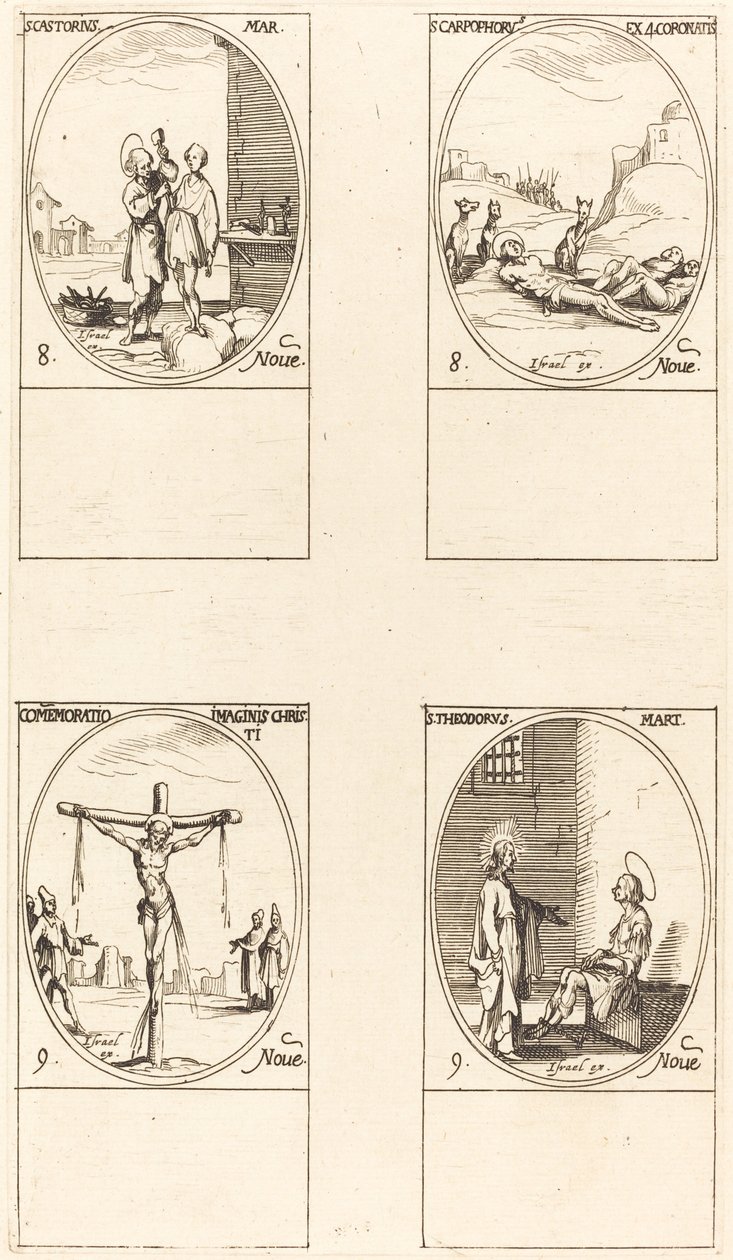 Saint Castorius, Saint Carpophorus et les Quatre Martyrs Couronnés, Commémoration de l