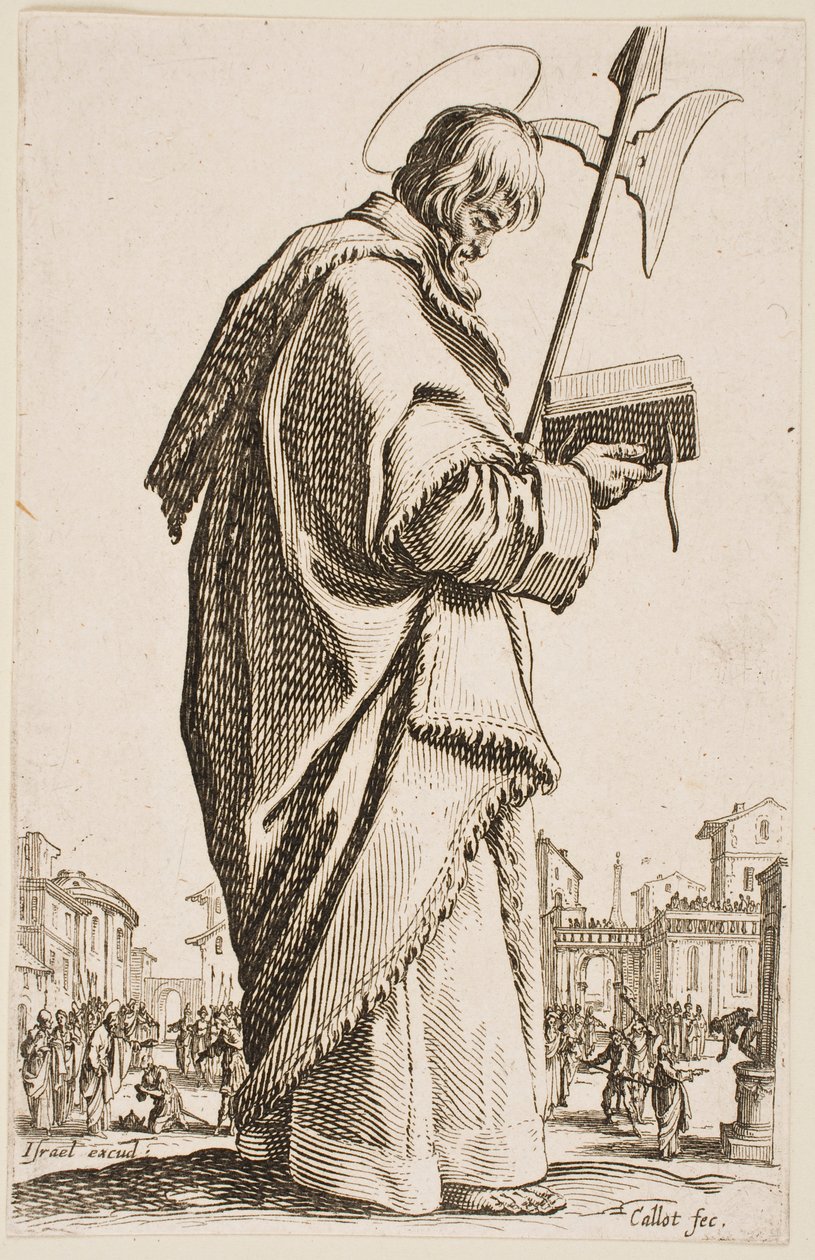 Saint Matthias, de la série « Les grands apôtres » - Jacques Callot