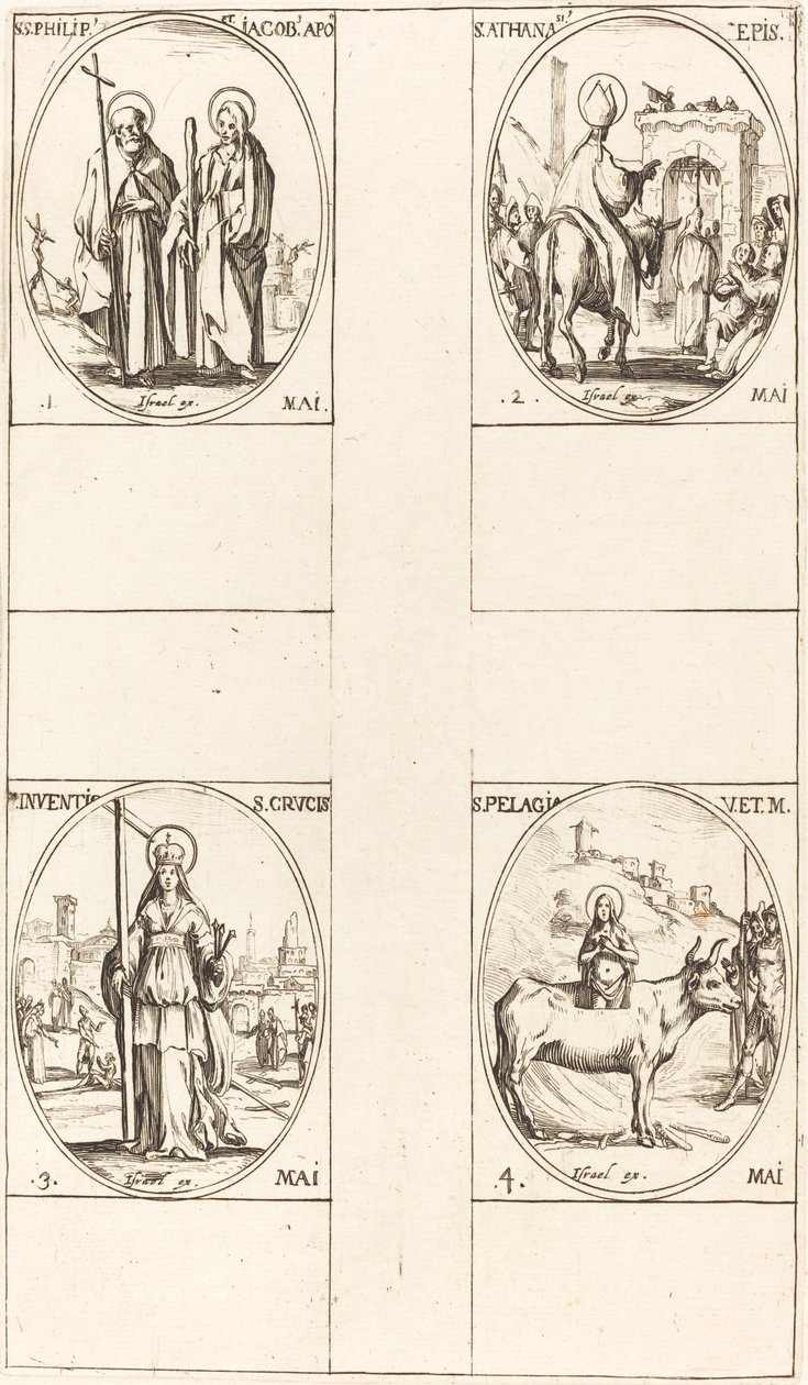 Saint Philippe et Jacques le Mineur, Apôtres; Saint Athanase; L