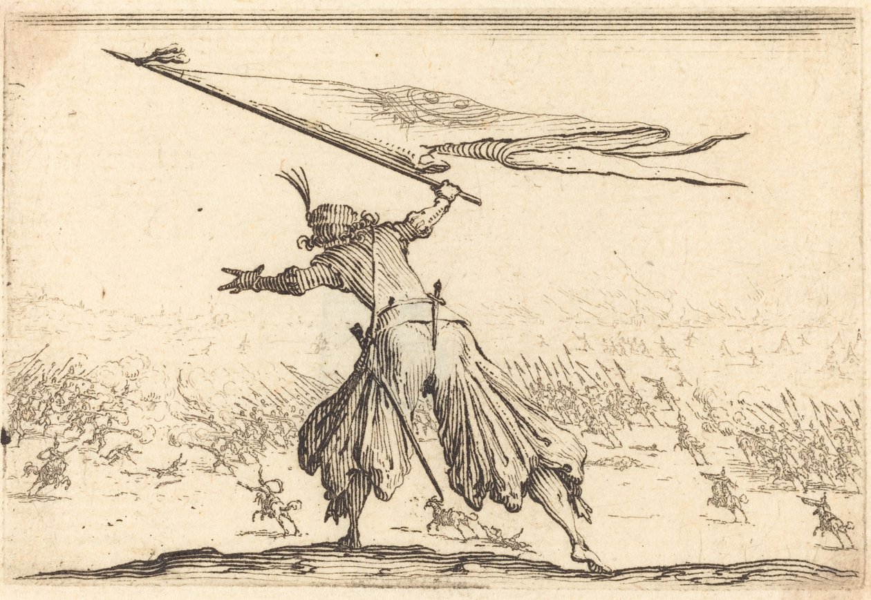 Le porte-étendard - Jacques Callot