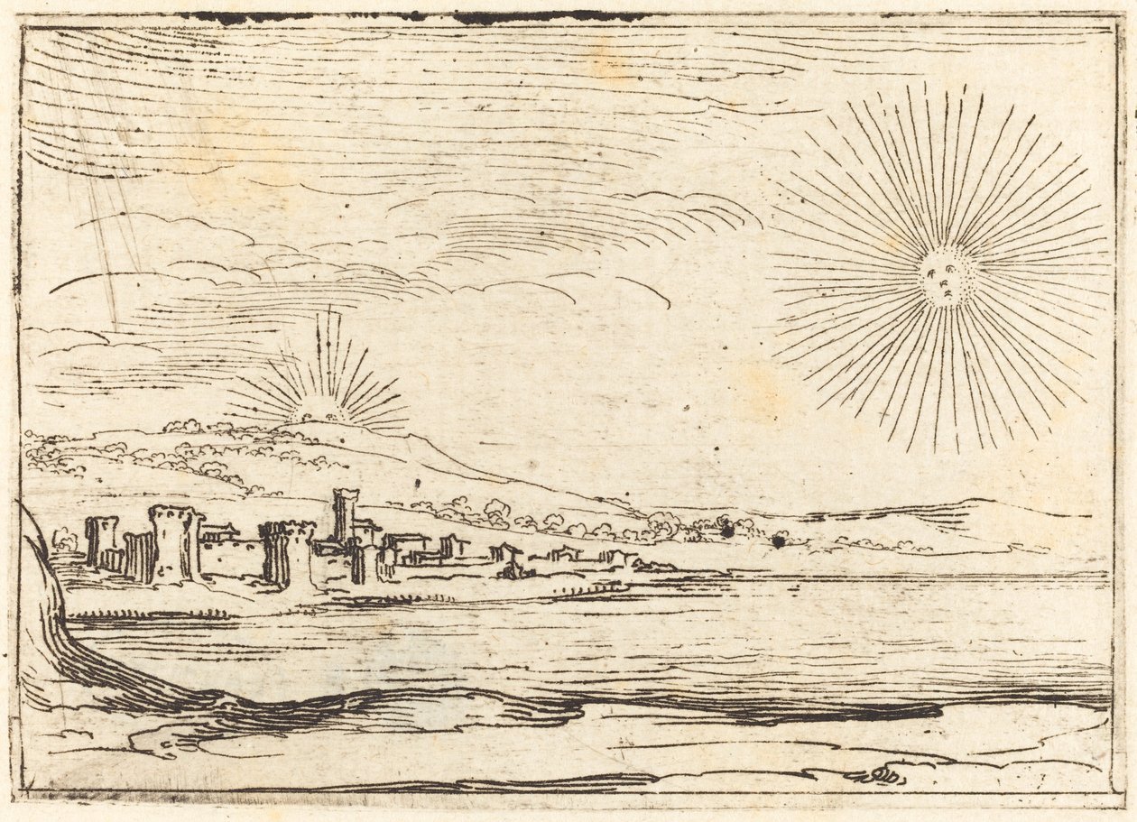 Lever de soleil, 1628 - Jacques Callot