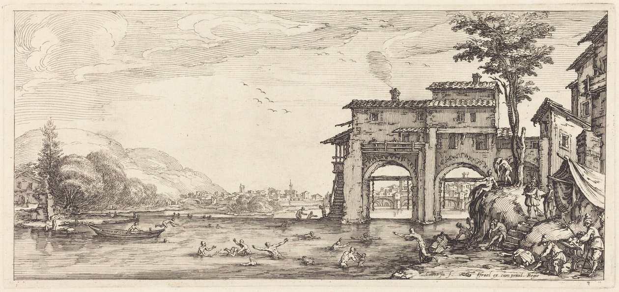 Les baigneurs - Jacques Callot