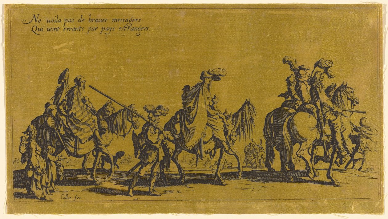 Die Bohemiens marschieren: Die Vorhut - Jacques Callot