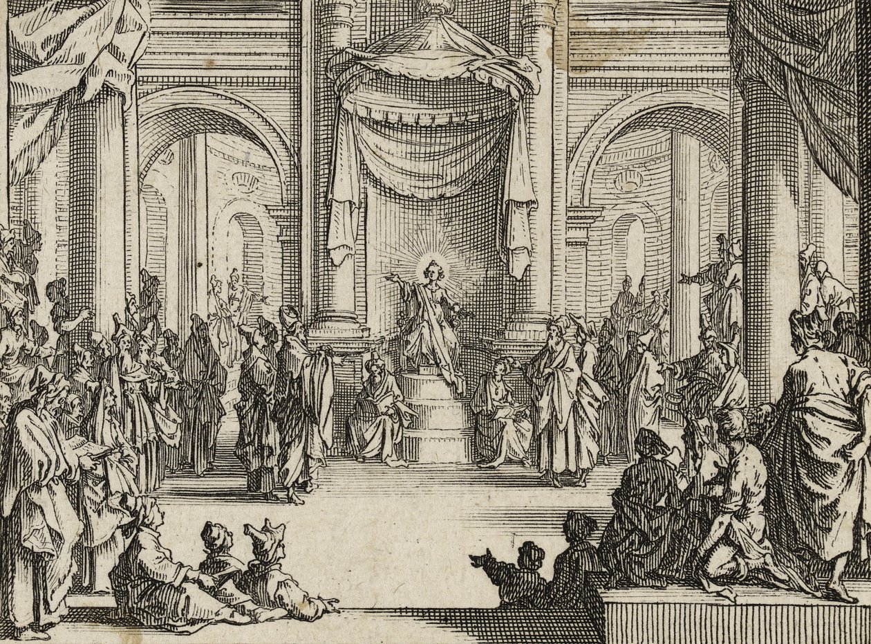 Le Jeune Jésus parmi les Docteurs, 1635 - Jacques Callot