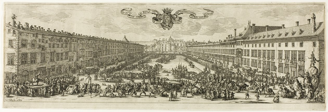 La Carrière, ou Rue Neuve, à Nancy (La Nouvelle Rue) - Jacques Callot