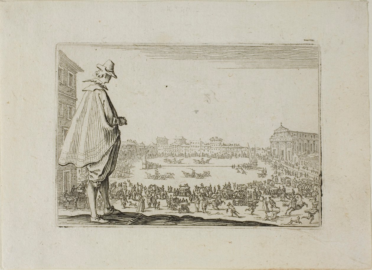 Les Courses de Chariots à Santa Maria, des Caprices - Jacques Callot