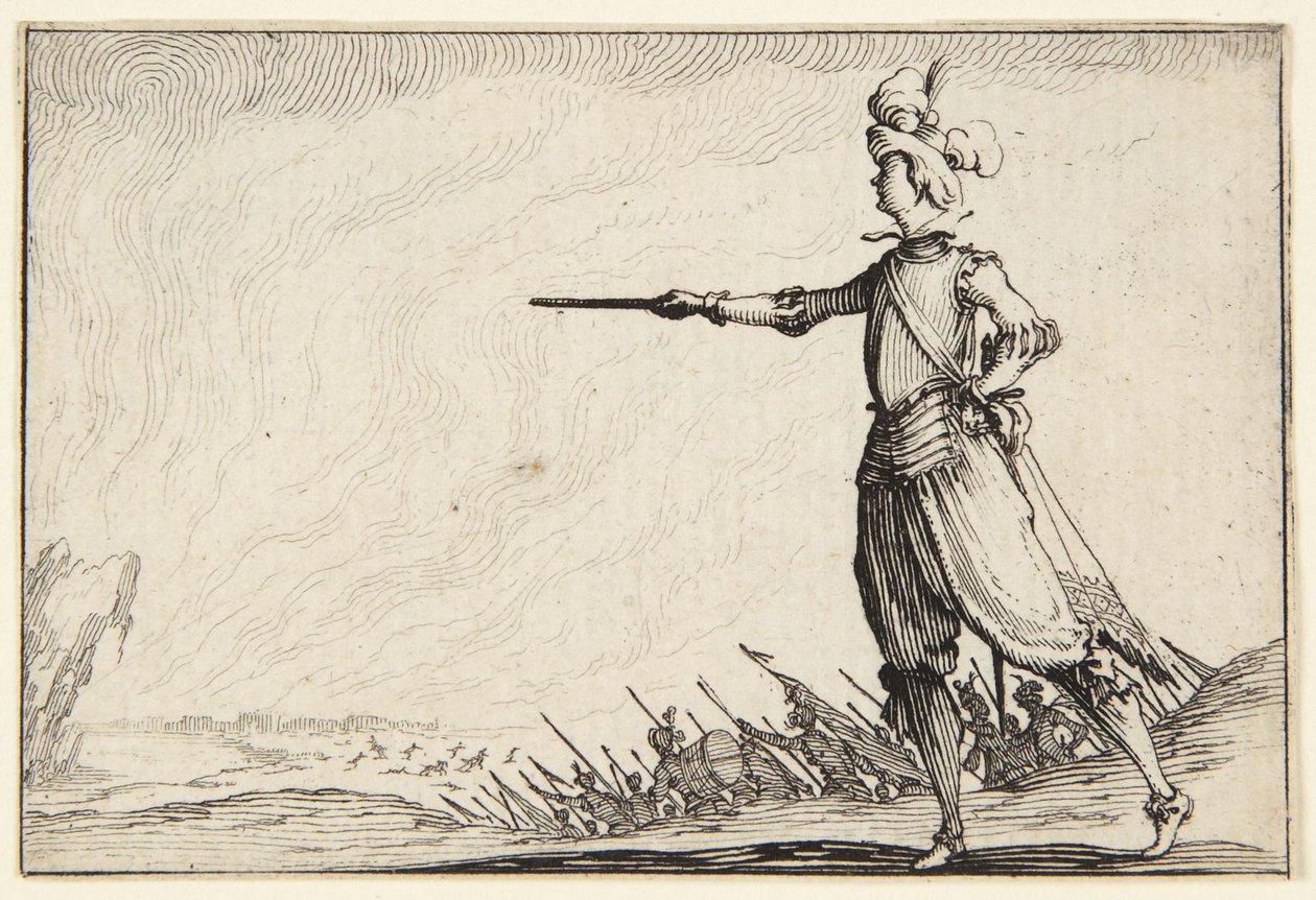 Le commandant à pied - Jacques Callot