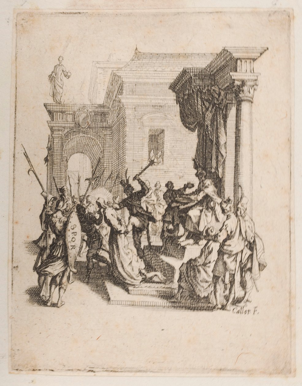 La Condamnation, no. 5 de La Petite Passion - Jacques Callot