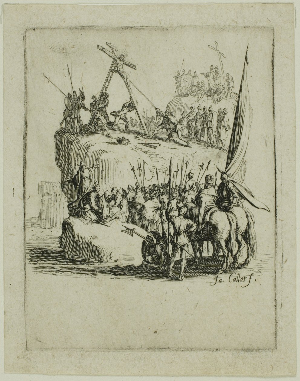 La crucifixion, tirée de La petite passion - Jacques Callot