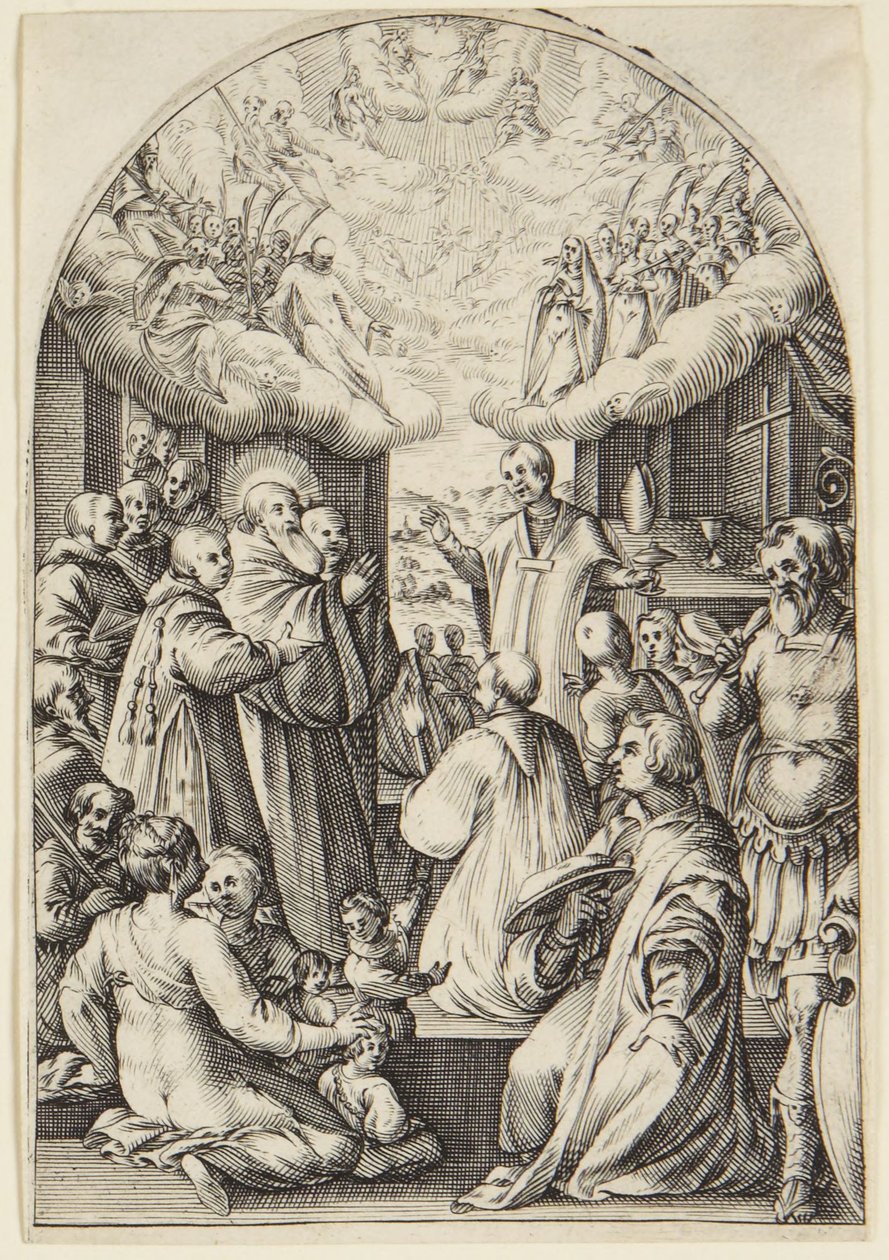 La Mort de saint Benoît - Jacques Callot