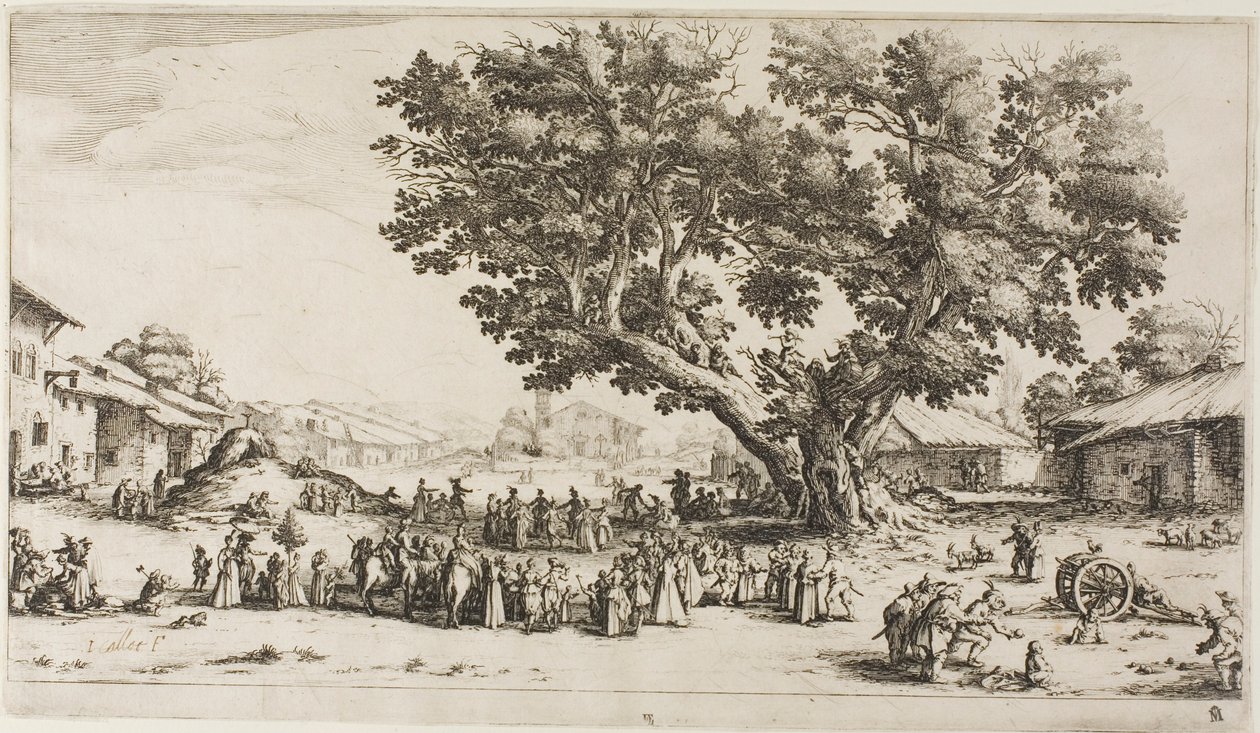 La foire à Gondreville - Jacques Callot