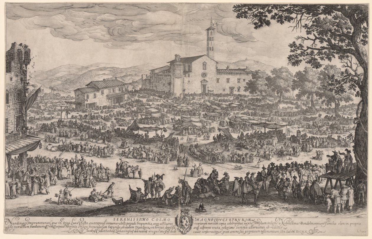 La foire à Impruneta - Jacques Callot