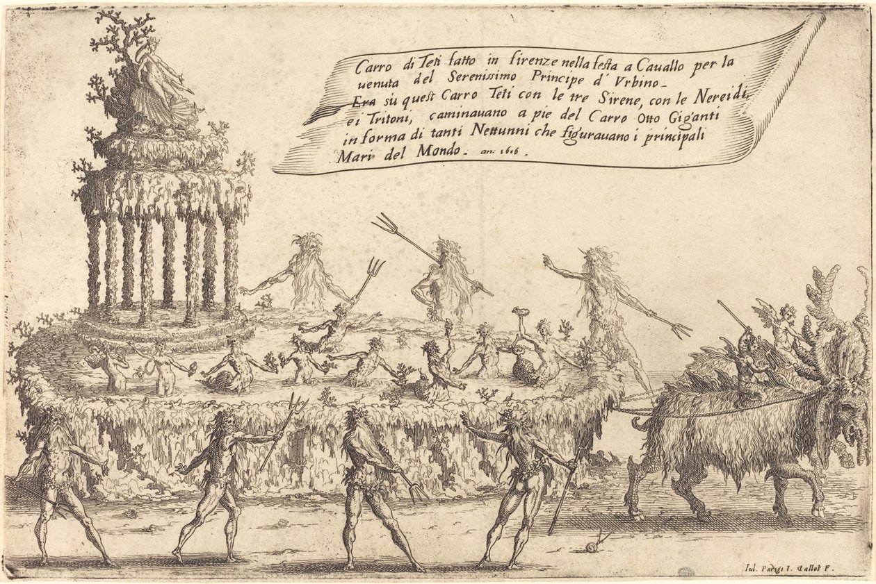 Le Flotteur de Thétis - Jacques Callot
