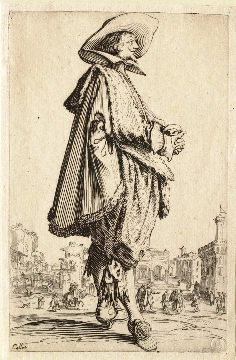 Le gentilhomme aux mains jointes - Jacques Callot
