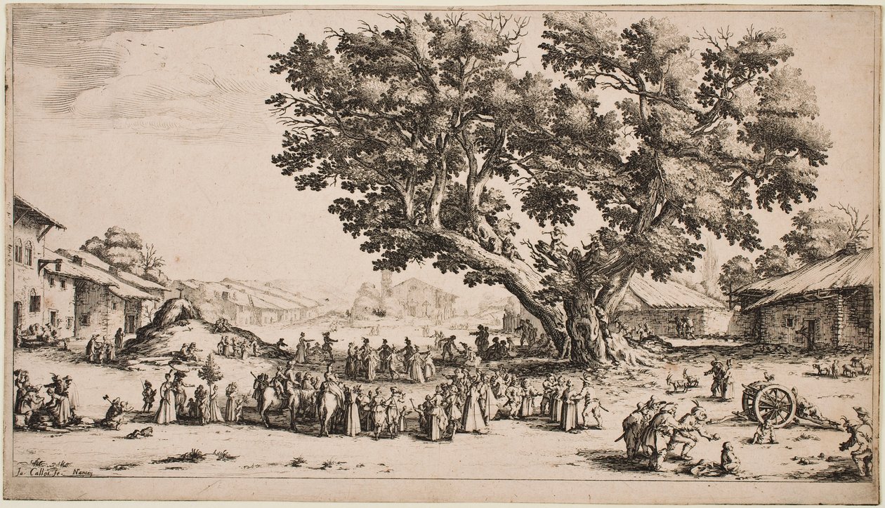 La foire de Gondreville - Jacques Callot