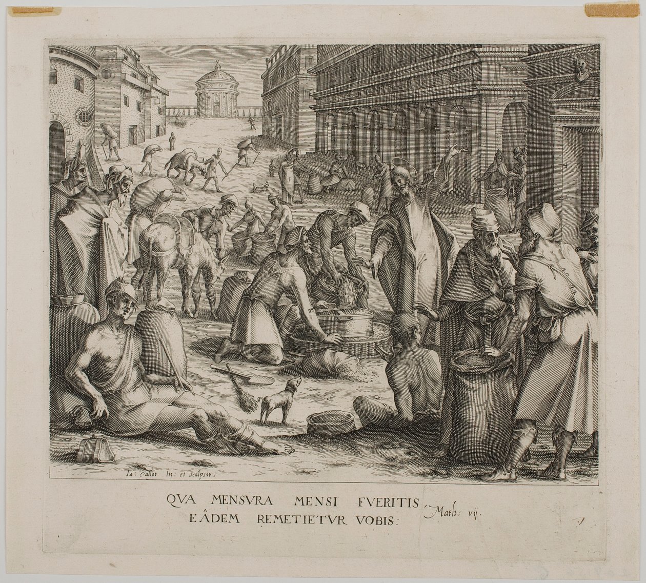 Les mesureurs de grain - Jacques Callot