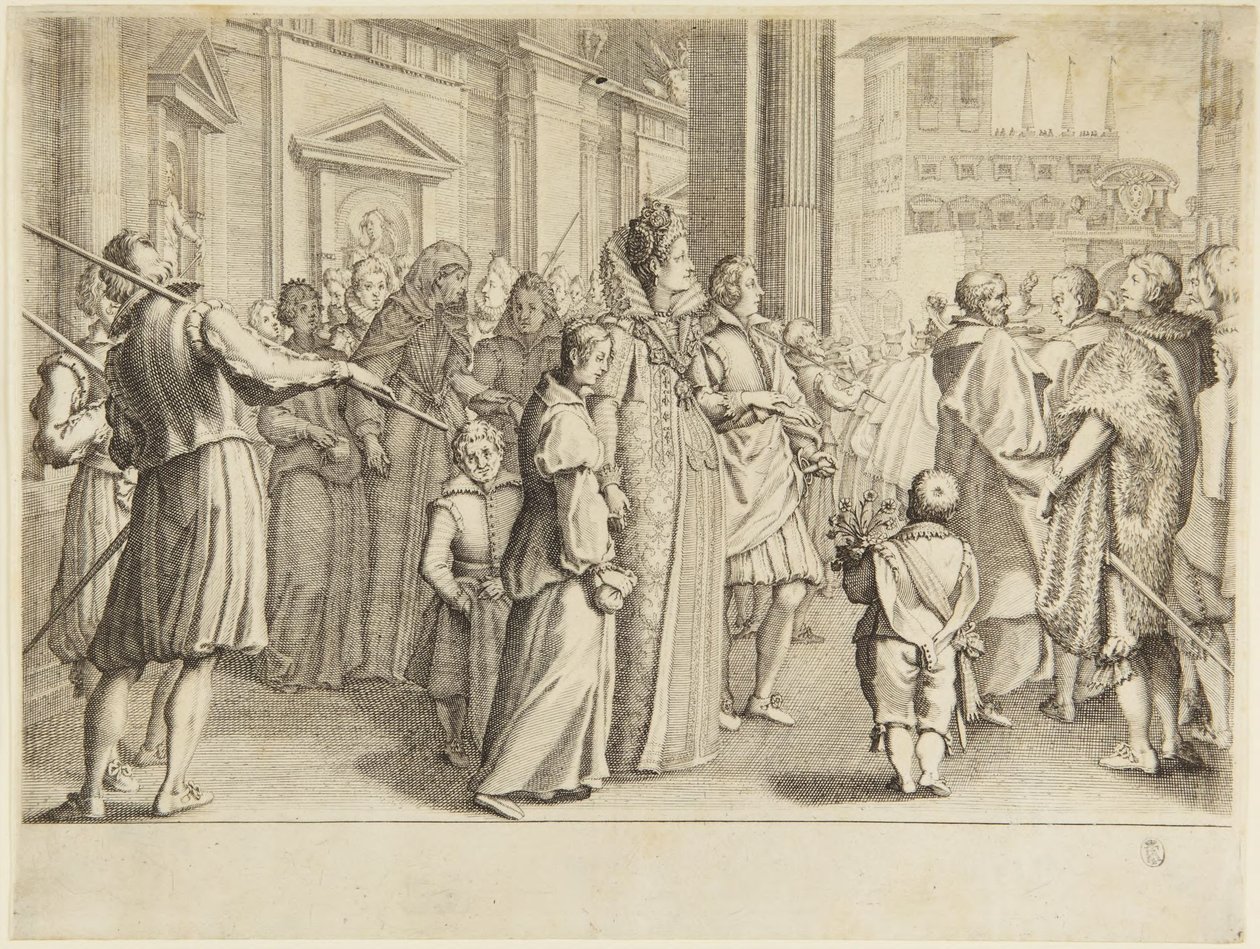 La grande-duchesse Maria Maddalena et la fête de la dot - Jacques Callot