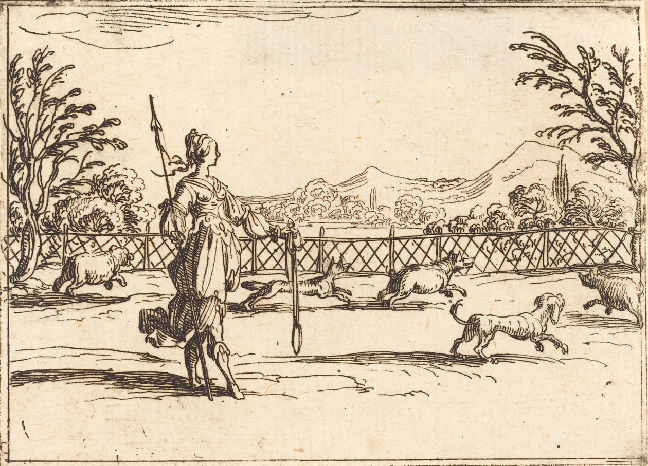 La Chasseresse - Jacques Callot