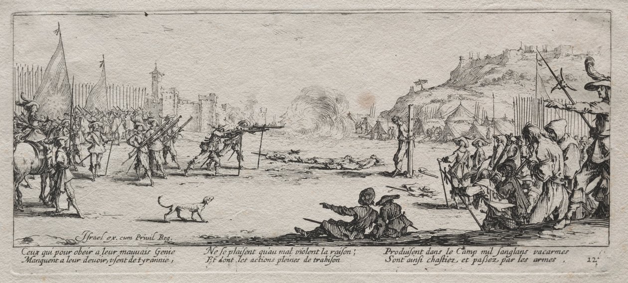 Les Grandes Misères de la guerre : Le peloton d