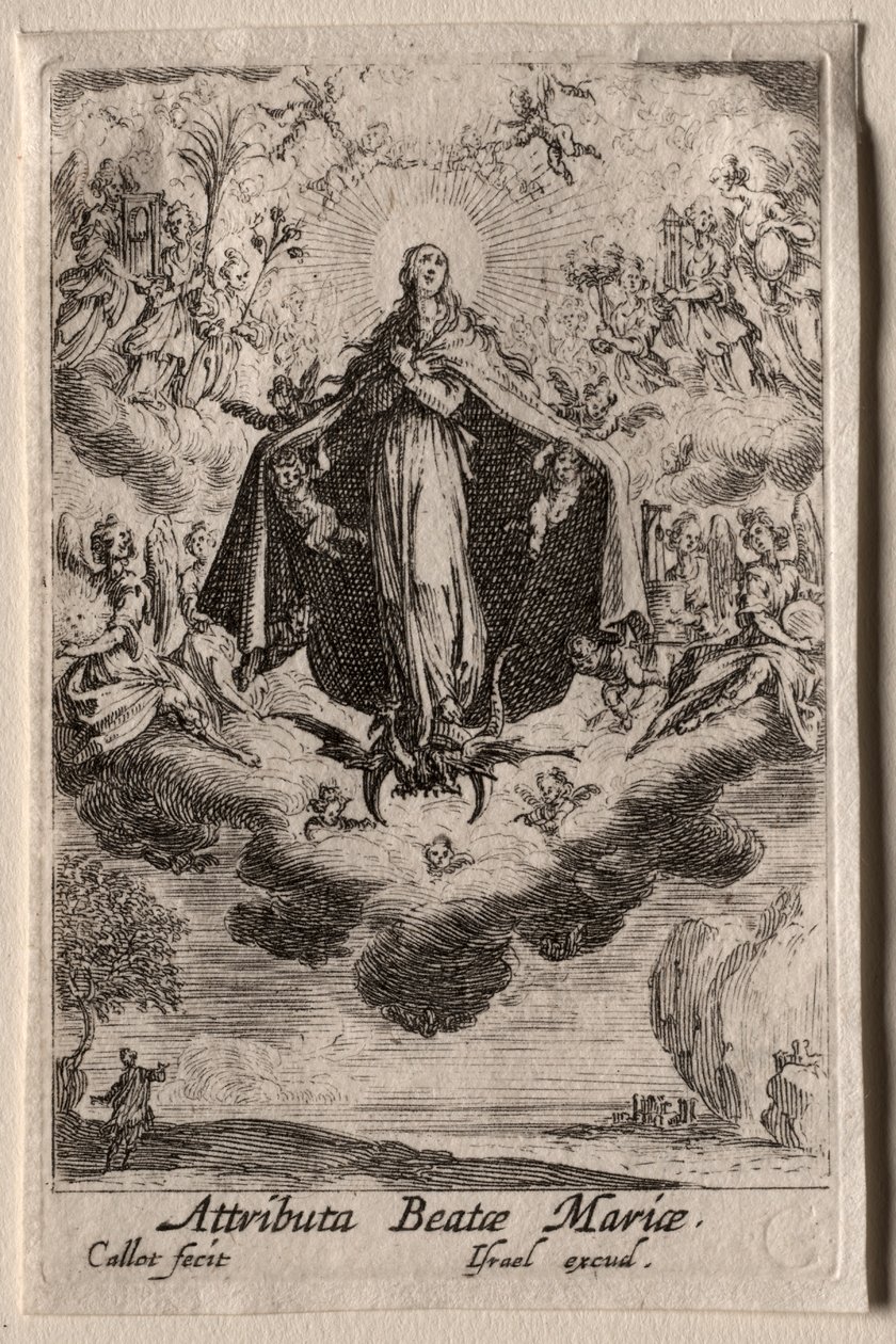 La Vie de la Vierge: Les Attributs de la Vierge - Jacques Callot