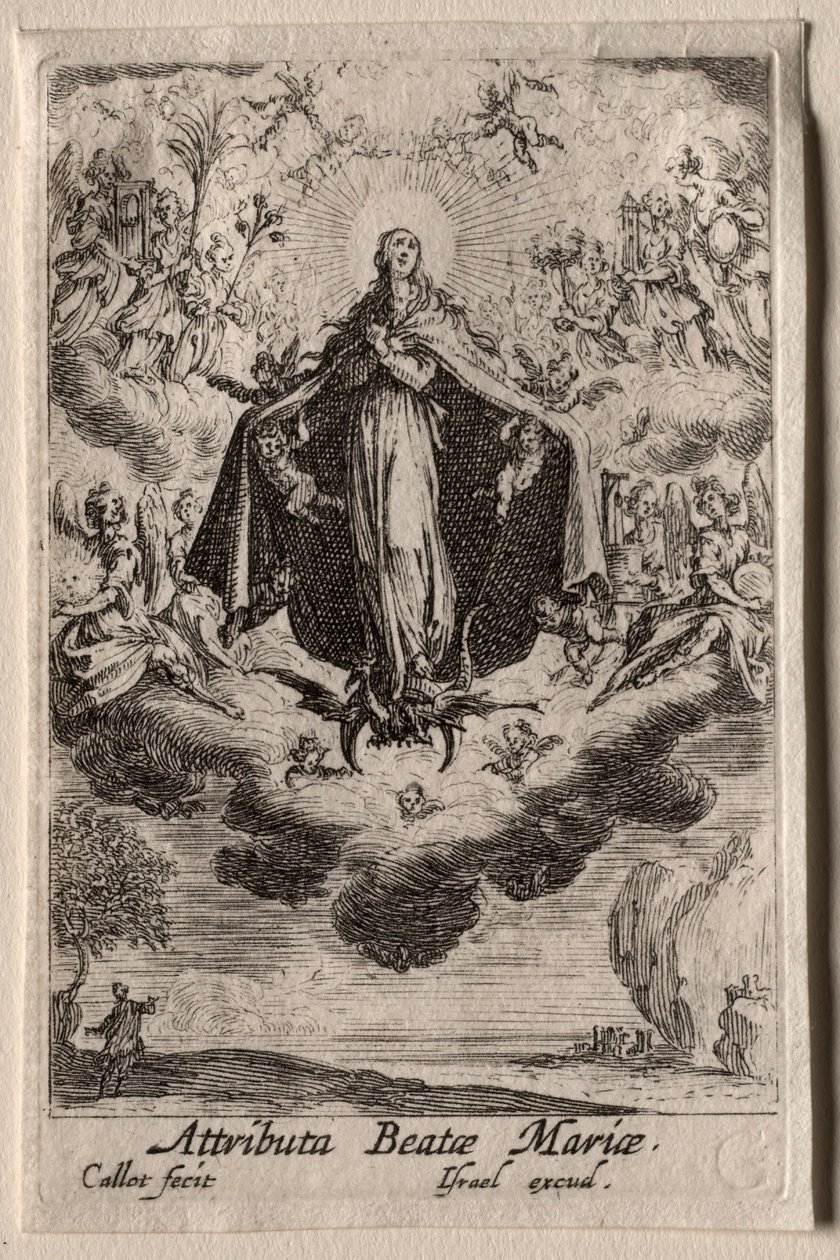 La Vie de la Vierge: Les Attributs de la Vierge - Jacques Callot