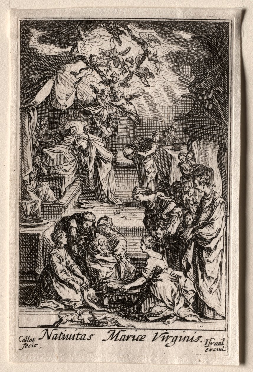 La Vie de la Vierge : La Naissance de la Vierge - Jacques Callot