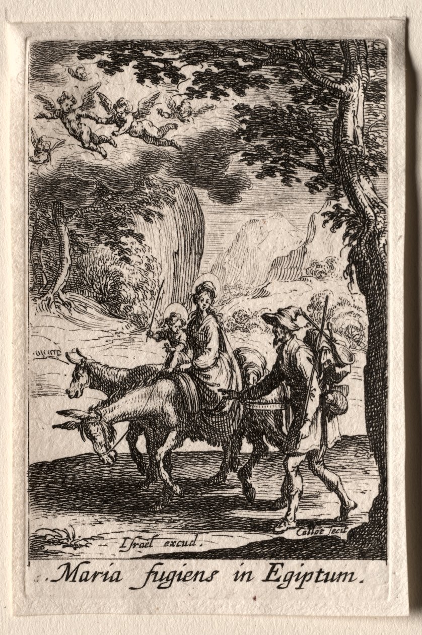 La Vie de la Vierge: La Fuite en Égypte - Jacques Callot