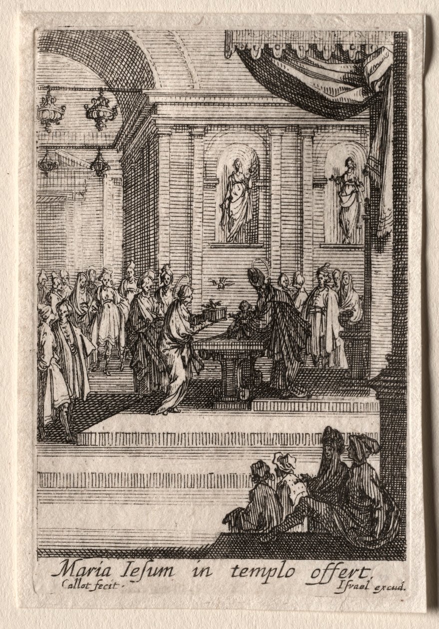 La Vie de la Vierge : La Présentation du Christ au Temple - Jacques Callot