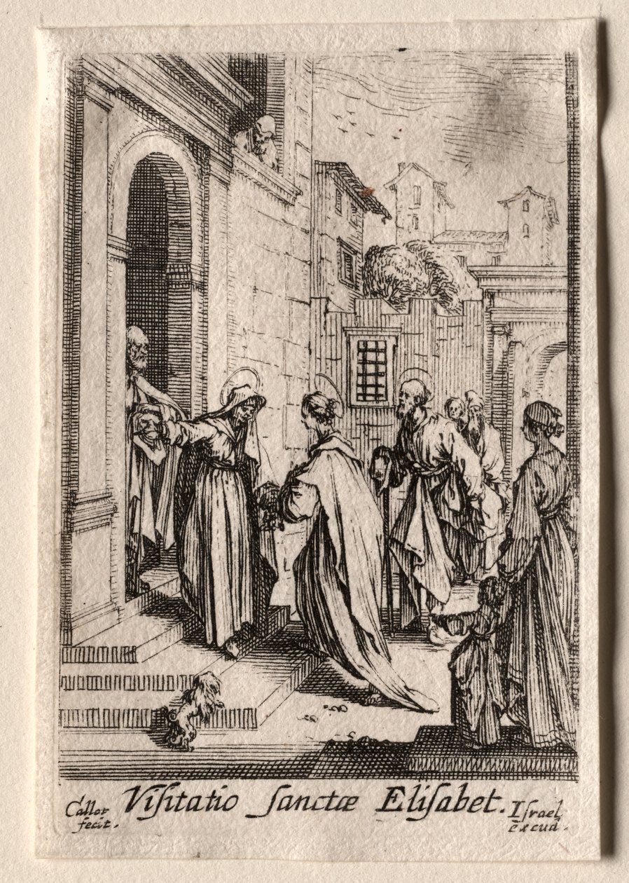 La Vie de la Vierge: La Visitation - Jacques Callot