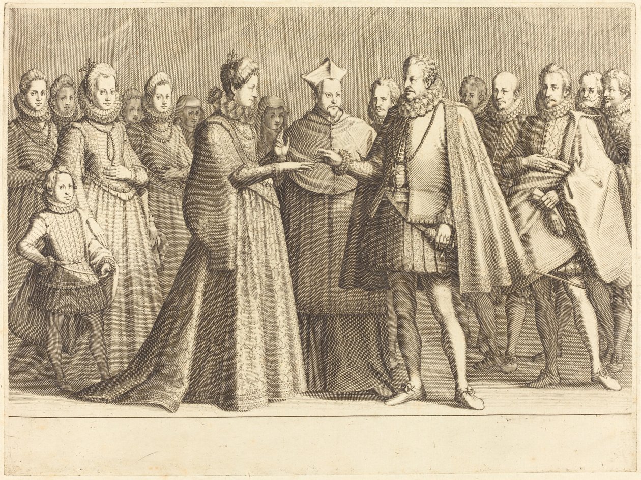 Le Mariage de Ferdinand et Christine de Lorraine - Jacques Callot
