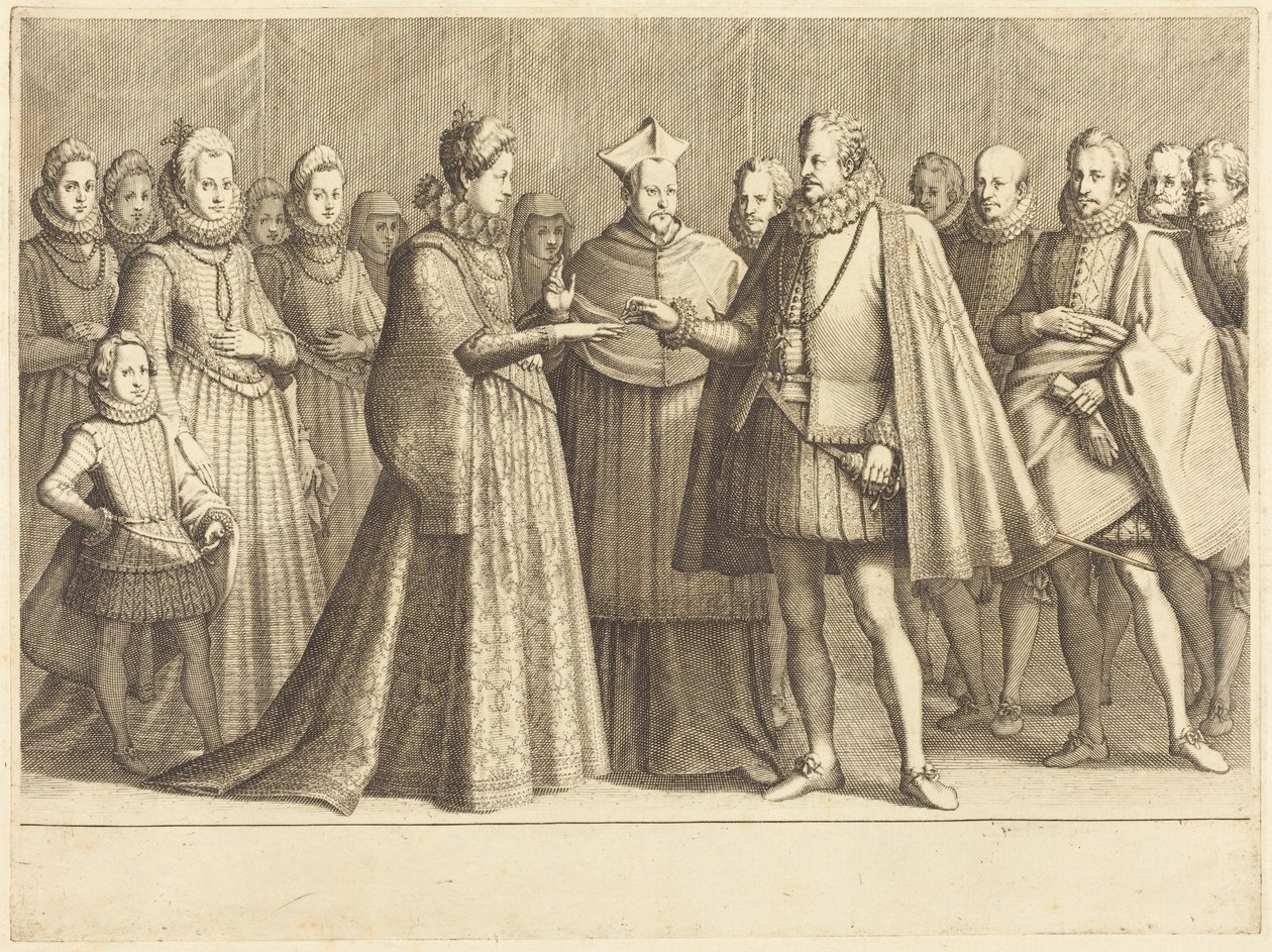 Le mariage de Ferdinando et Christine de Lorraine - Jacques Callot