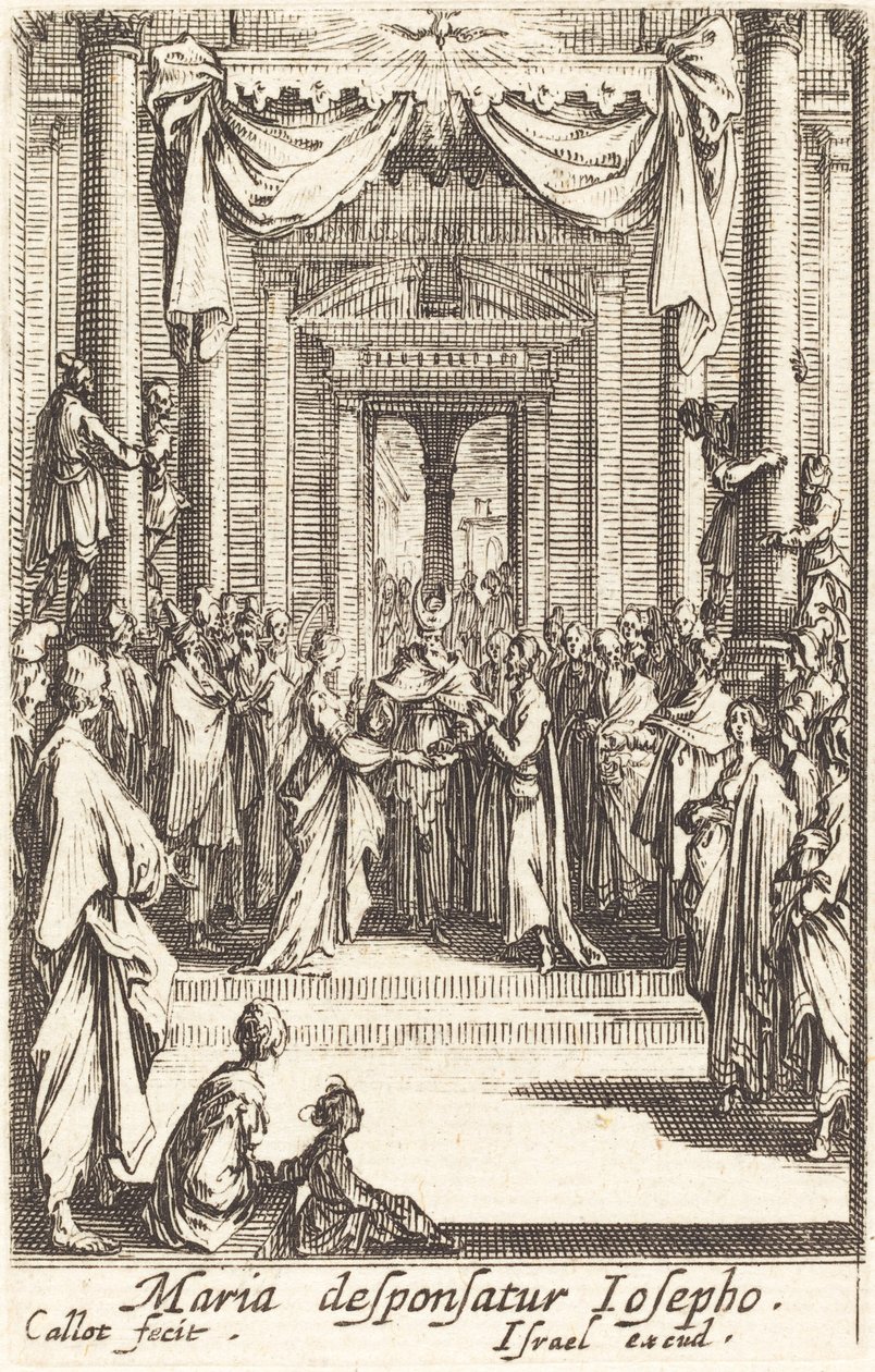 Le Mariage de la Vierge - Jacques Callot