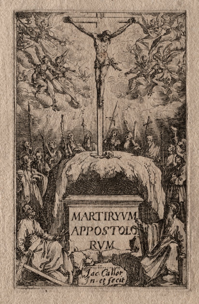 Le Martyre des Apôtres : Frontispice - Jacques Callot