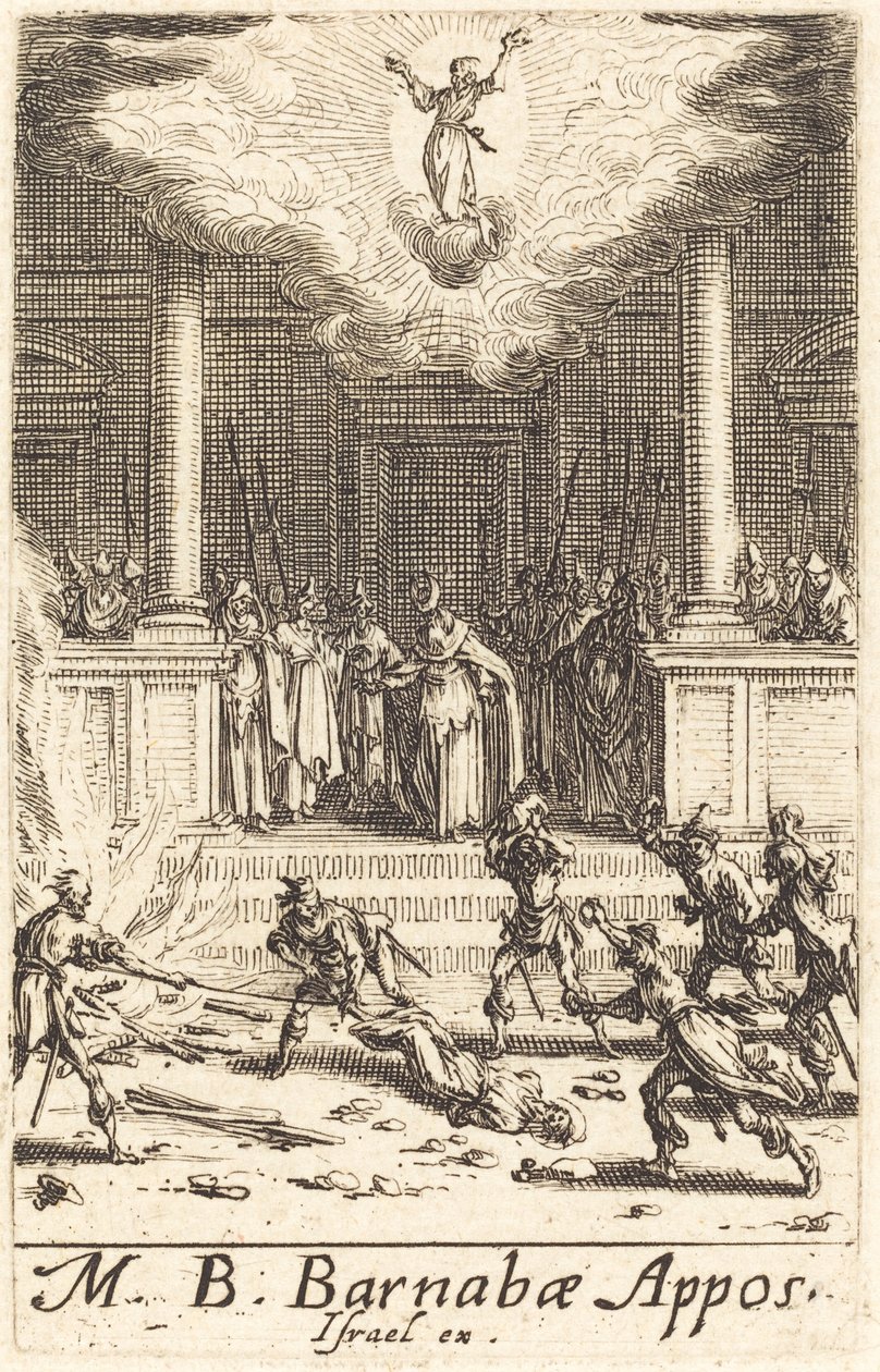 Les Martyres de Saint Barnabé - Jacques Callot