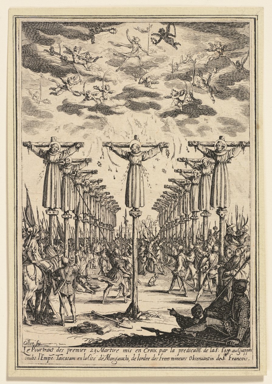 Les martyrs du Japon - Jacques Callot