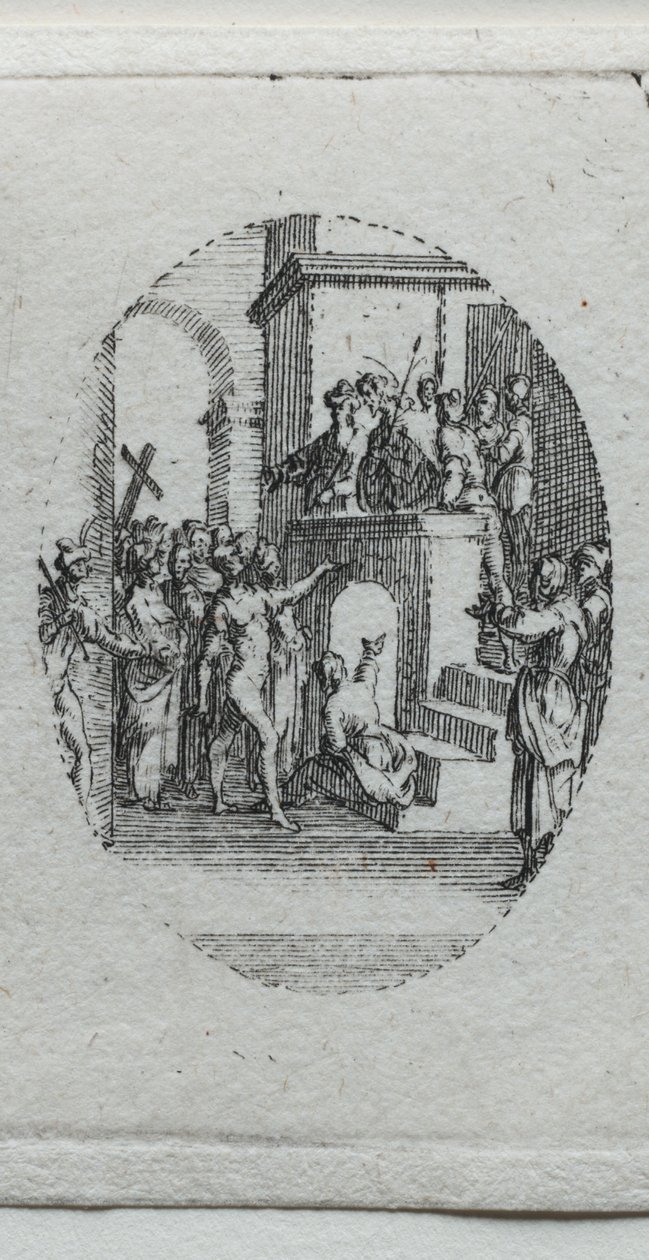 Les Mystères de la Passion : Christ présenté au peuple - Jacques Callot
