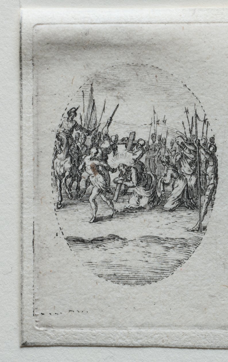 Les mystères de la Passion : Le portement de croix - Jacques Callot