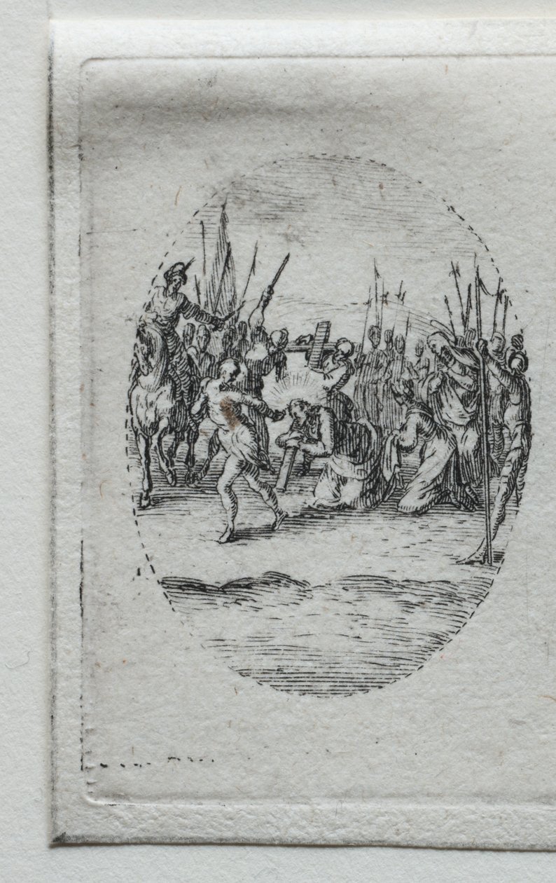 Les Mystères de la Passion : Le Portement de Croix - Jacques Callot