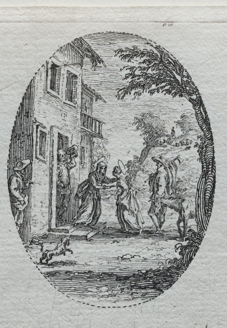 Les mystères de la Passion : La Visitation - Jacques Callot