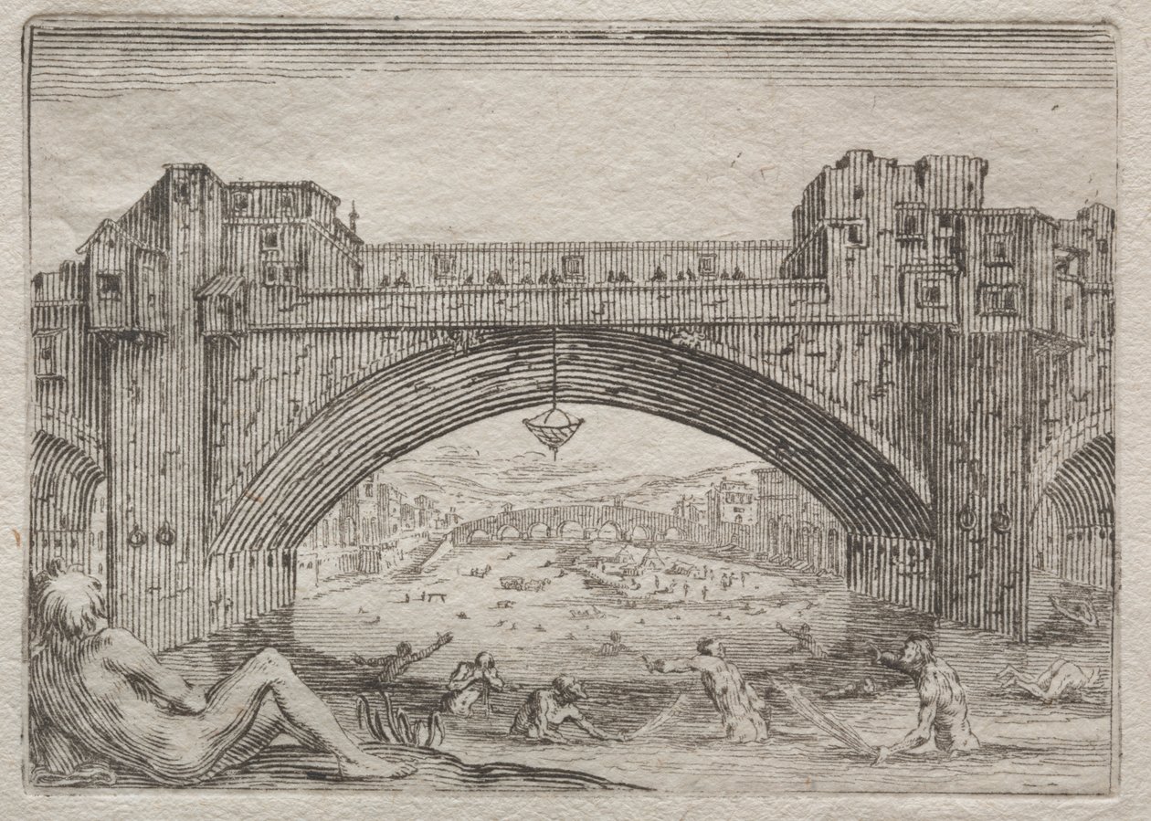 Le Ponte Vecchio, Florence - Jacques Callot